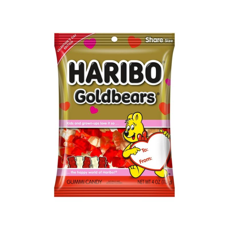 HARIBO GOLDBEARS SHARE SIZE VALENTINE'S DAY EDITION