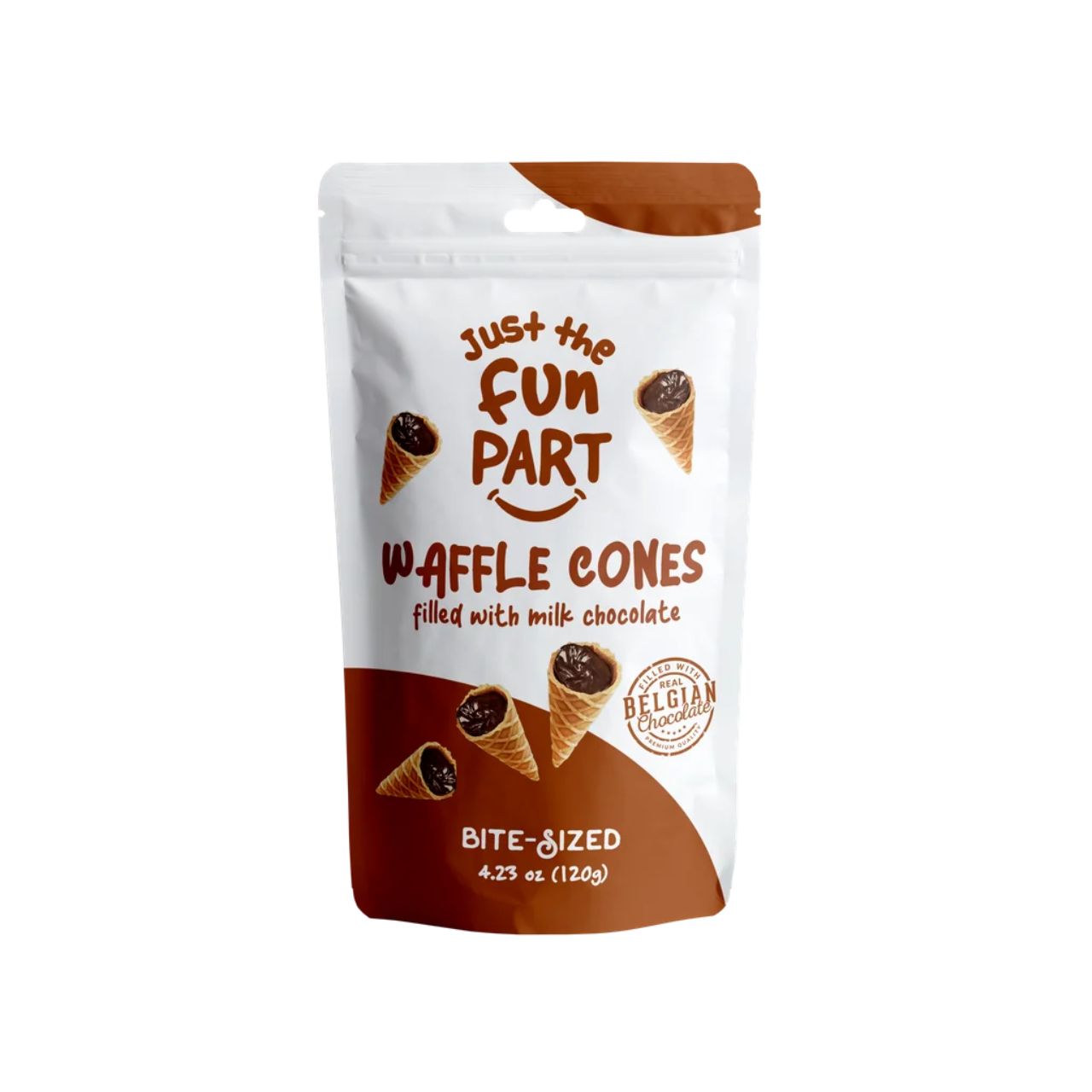 FUN PART WAFFLES CONES MILK CHOCOLATE