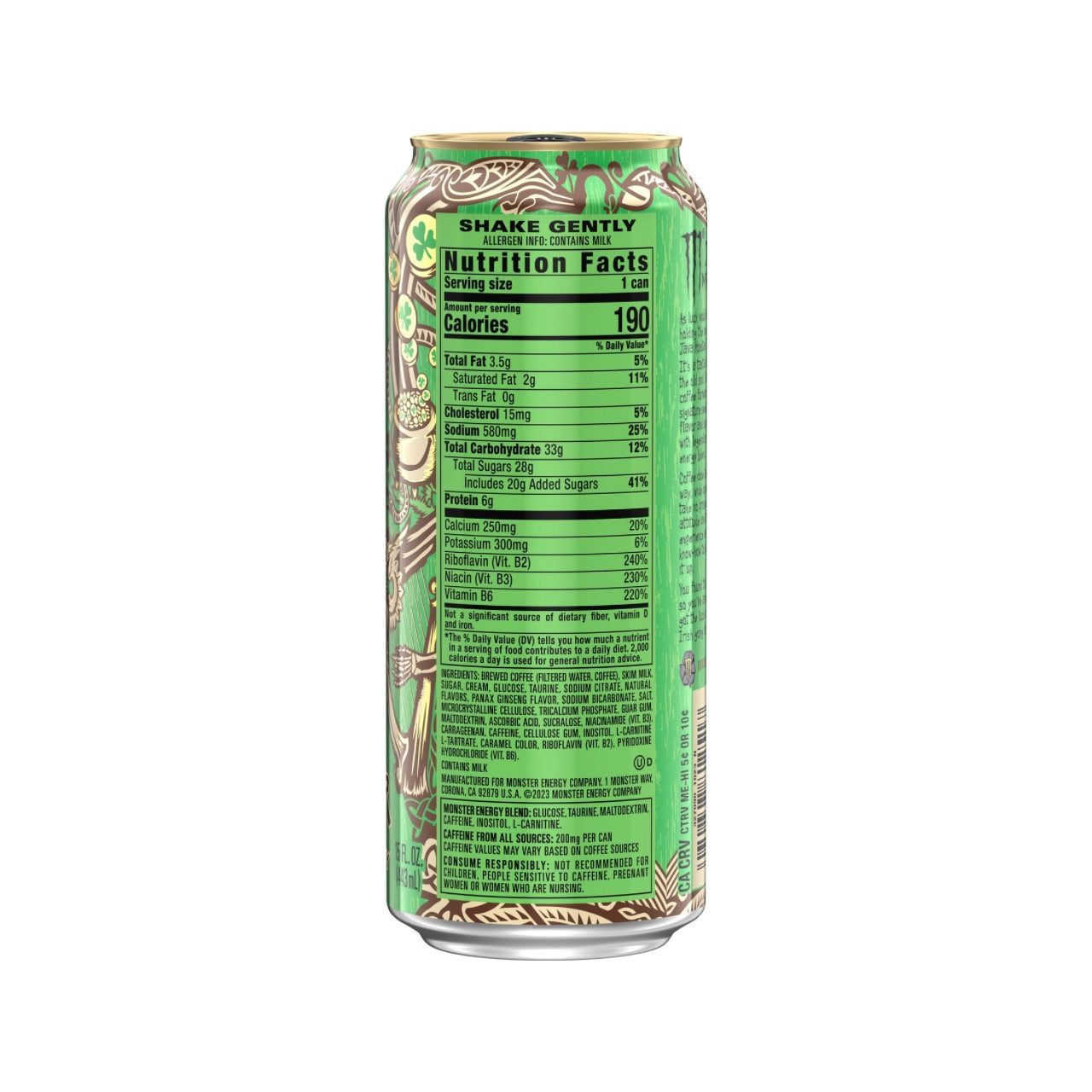 MONSTER IRISH CREME
