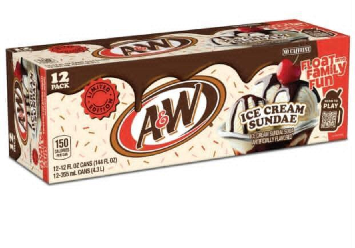 A&W ICE CREAM SUNDAE