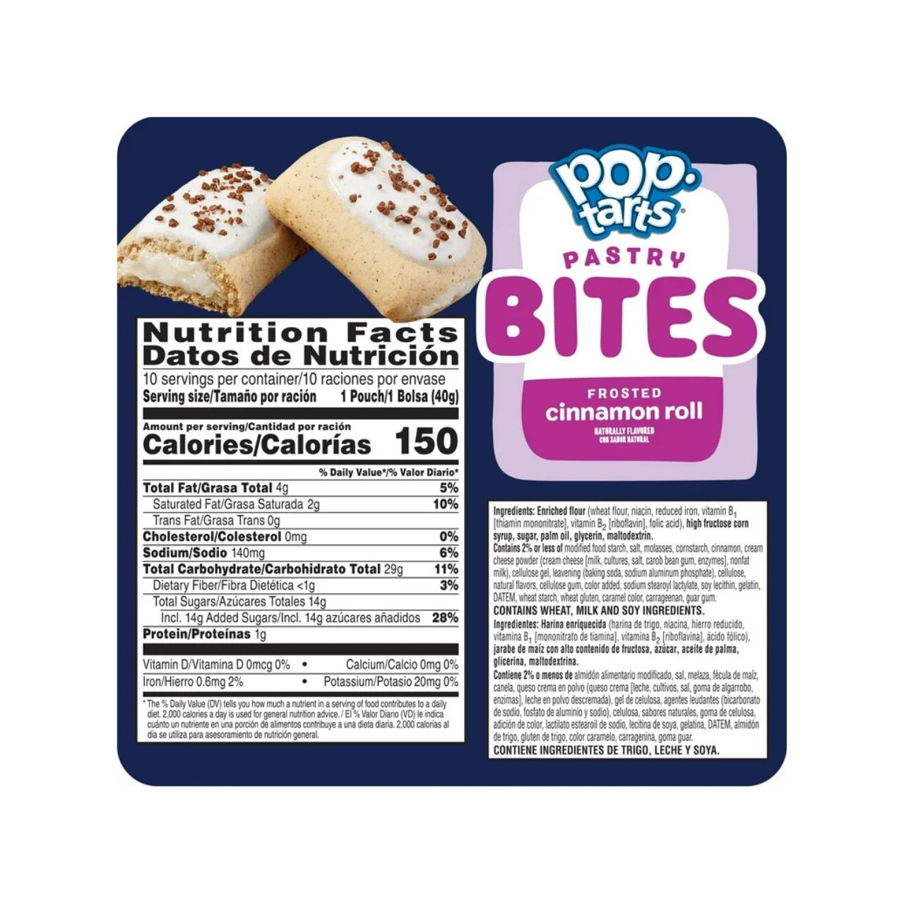 POP TARTS FROSTED CINNAMON ROLL