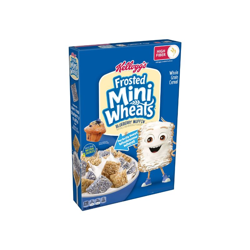 KELLOGG'S FROSTED MINI WHEATS BLUEBERRY MUFFIN