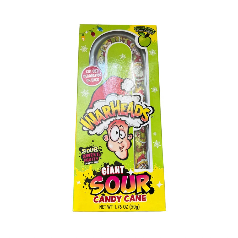 WARHEADS GIANT SOUR CANDY CANE