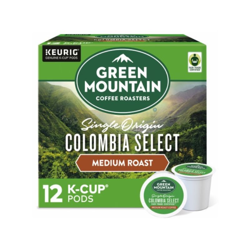 GREEN MOUNTAIN COLOMBIA SELECT MEDIUM ROAST 12 k-cup