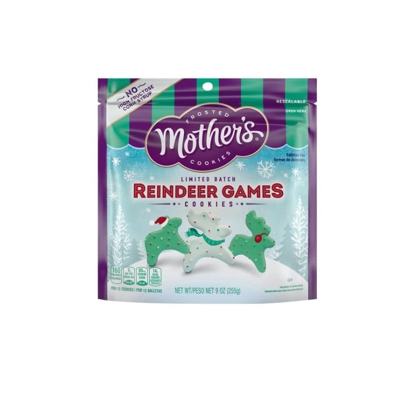 MOTHERS REINDEER GAMES 9 oz GALLETAS NAVIDEÑAS