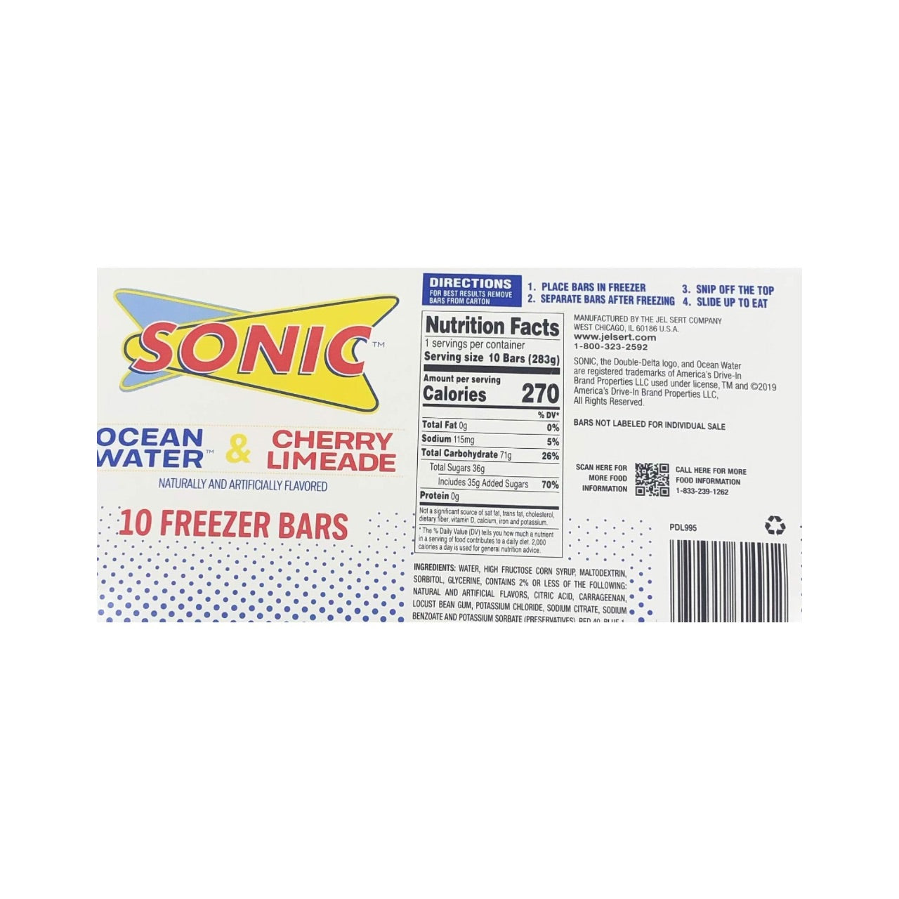 FREEZER BAR SONIC