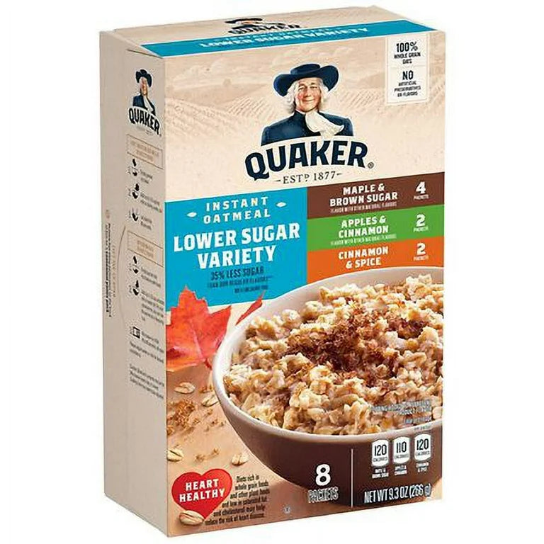 QUAKER LOWER SUGAR VARIETY