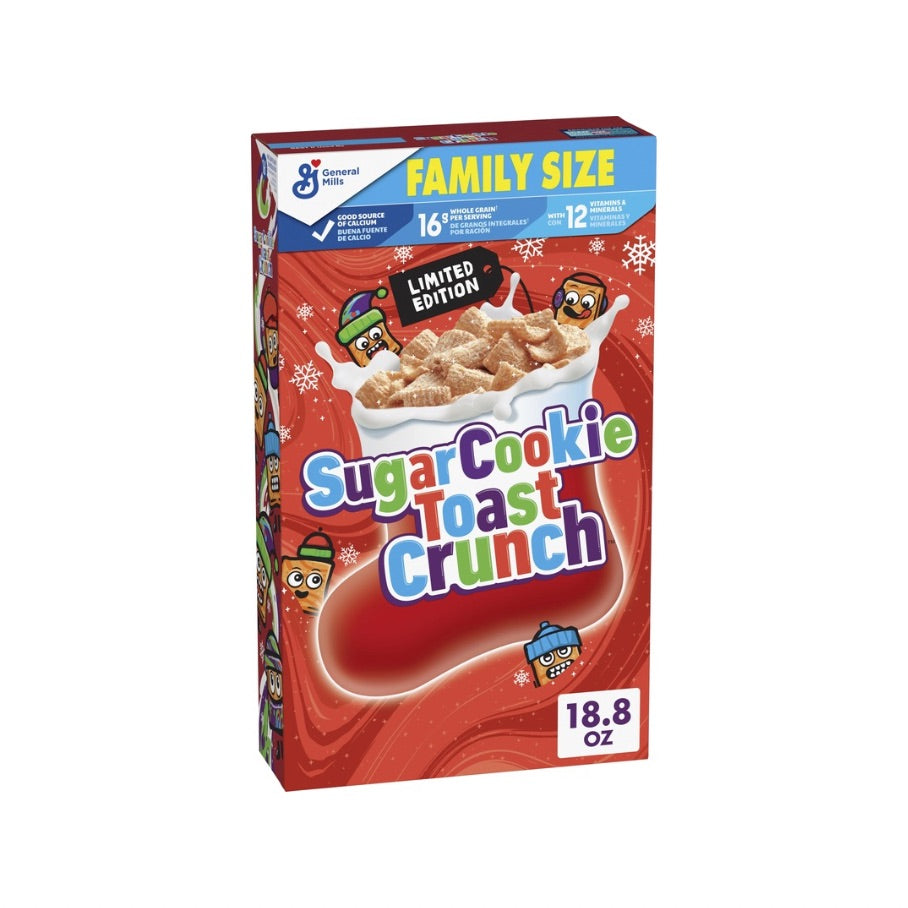 CEREAL SUGAR COOKIE TOAST CRUNCH FAMILY SIZE
