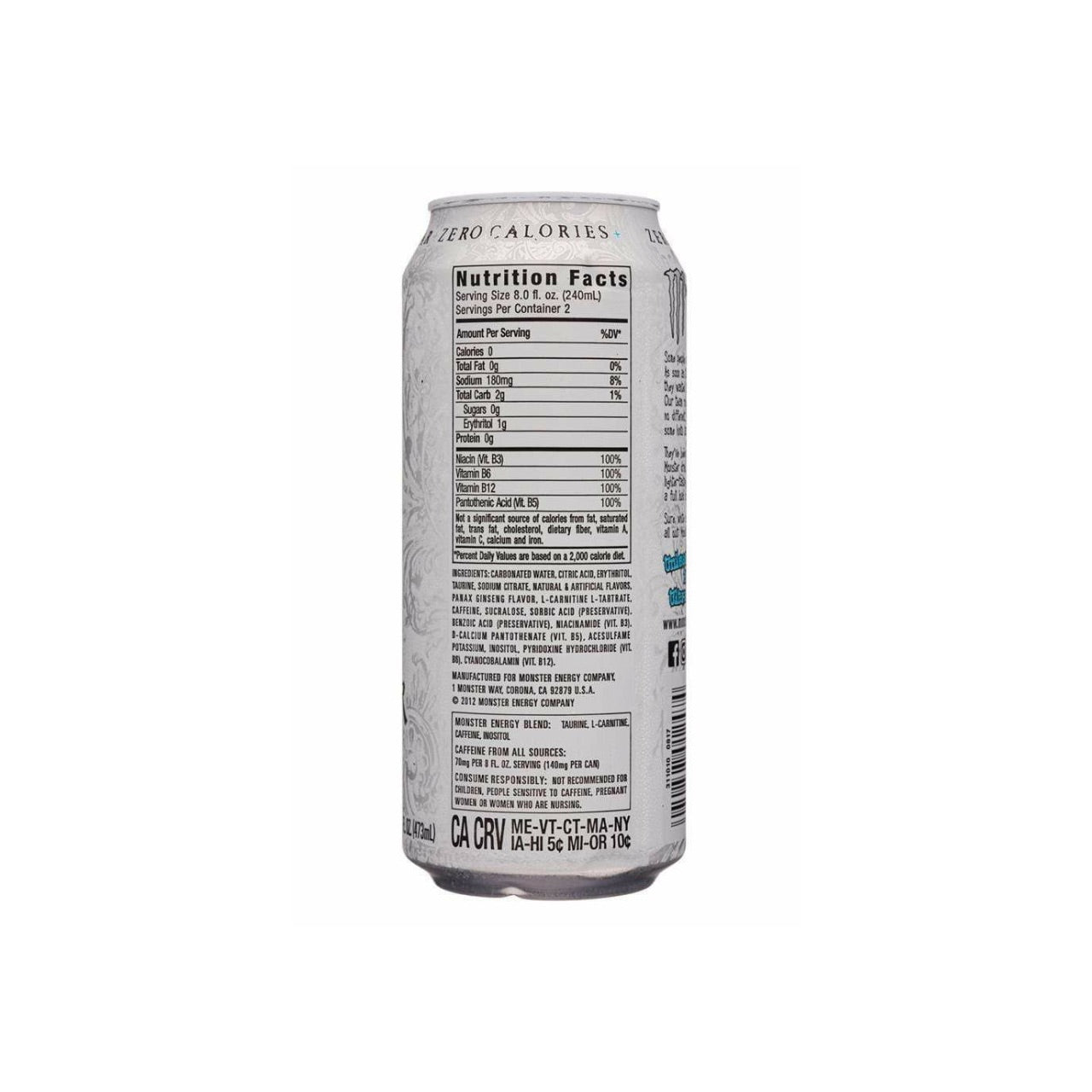 MONSTER ENERGY ZERO SUGAR