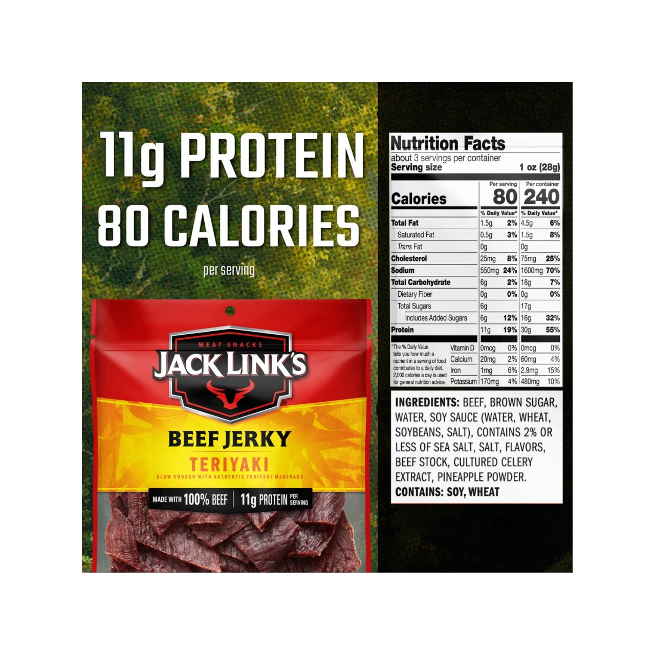 JACK LINKS TERIYAKI 2.85