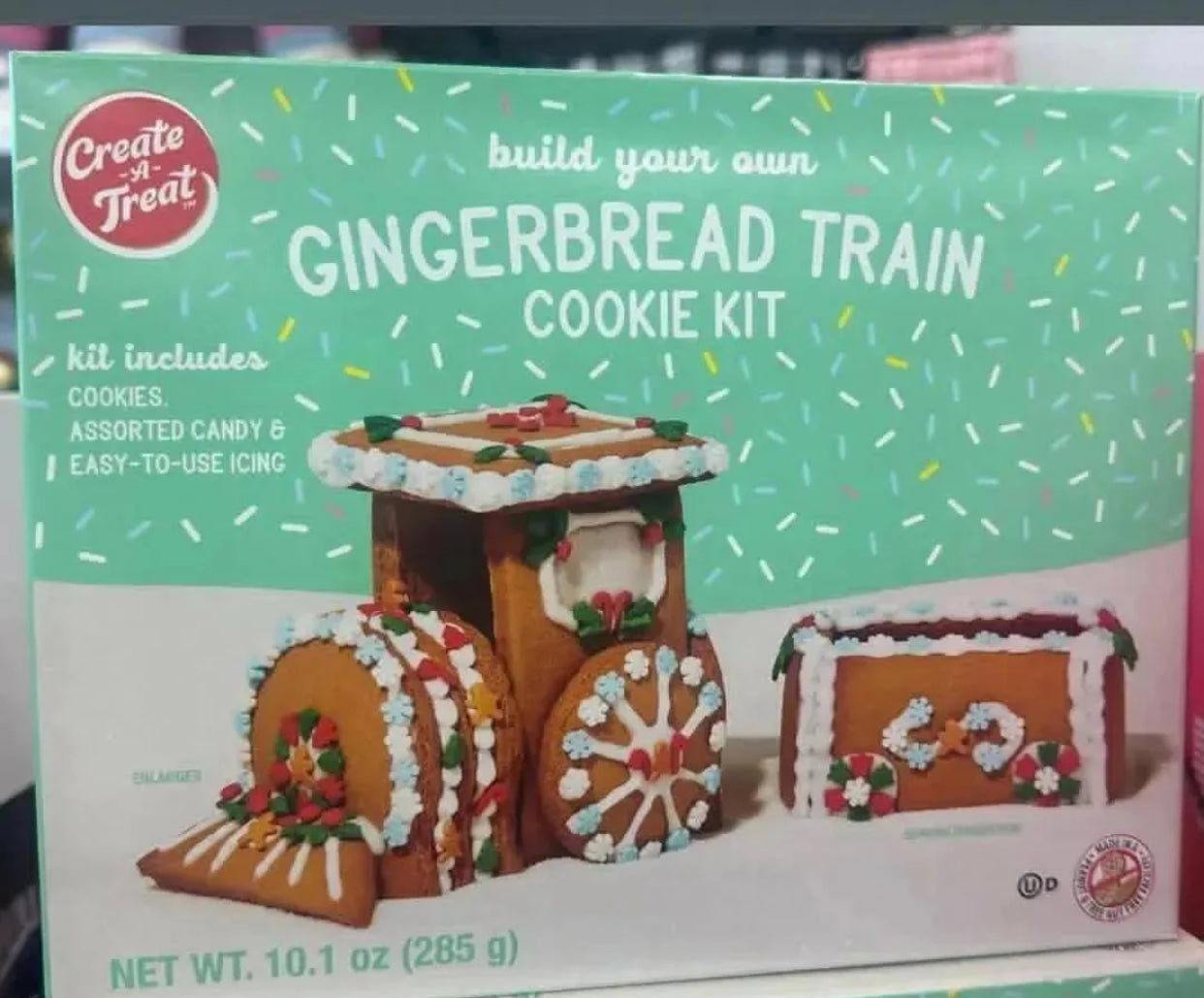Gingerbread TRAIN COOKIE KIT 10.1 oz