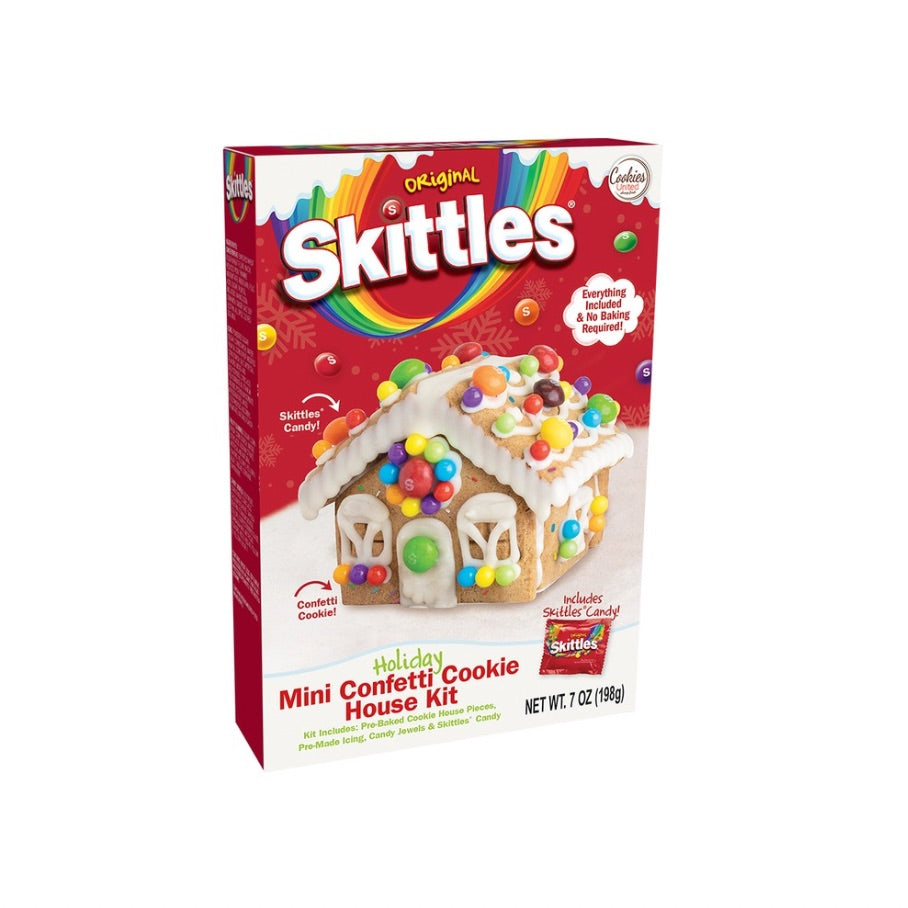 SKITTLES MINI CONFETTI COOKIE HOUSE KIT