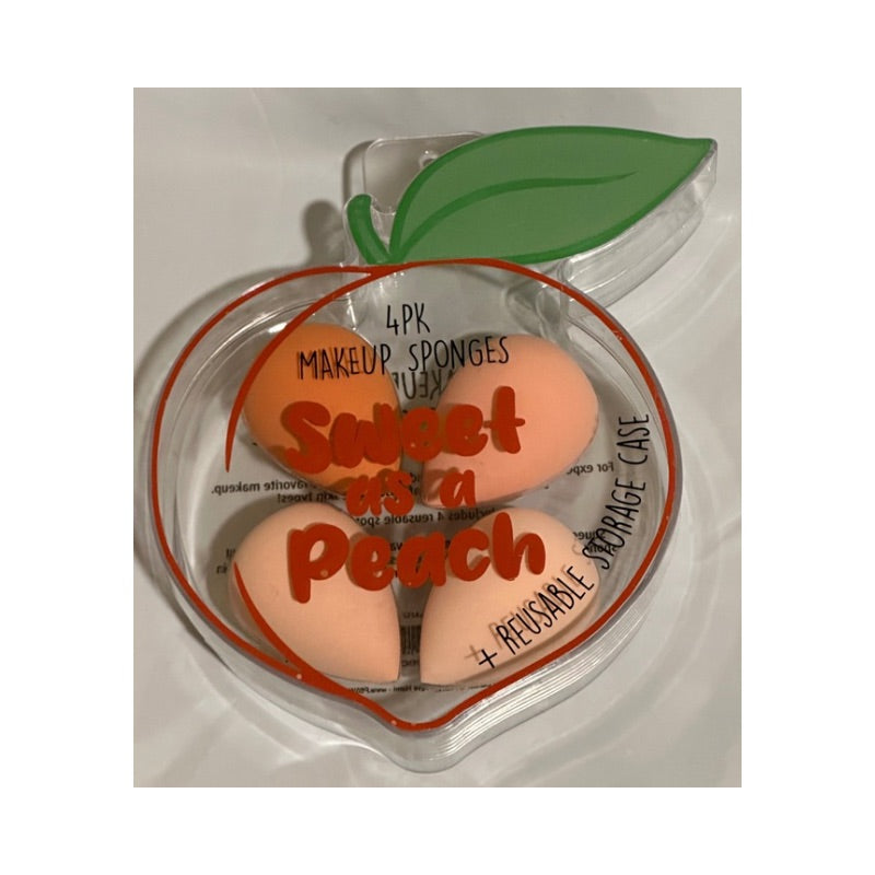 SET 4 ESPONJAS DE MAQUILLAJE SWEET AS A PEACH