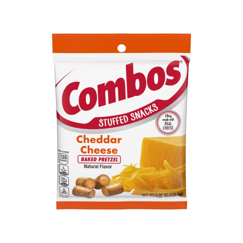 COMBOS CHEEDAR CHEESE PRETZEL NARANJA