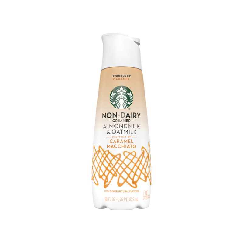STARBUCKS ALMONDMILK & OATMILK CARAMEL MACCHIATO 28FL