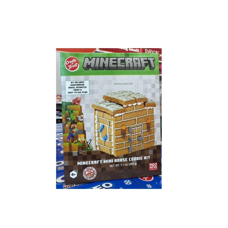 MINECRAFT MINI HOUSE COOKIE KIT