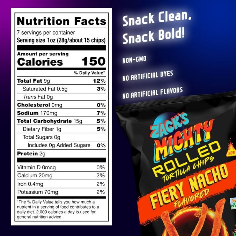 ZACK'S MIGHTY ROLLED FIERY NACHO