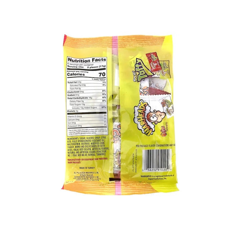 WARHEADS SOUR TAFFY MISTERY FLAVOR