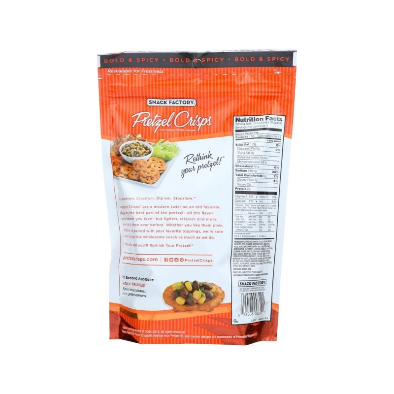 PRETZEL CRISPS BUFALO WINGS