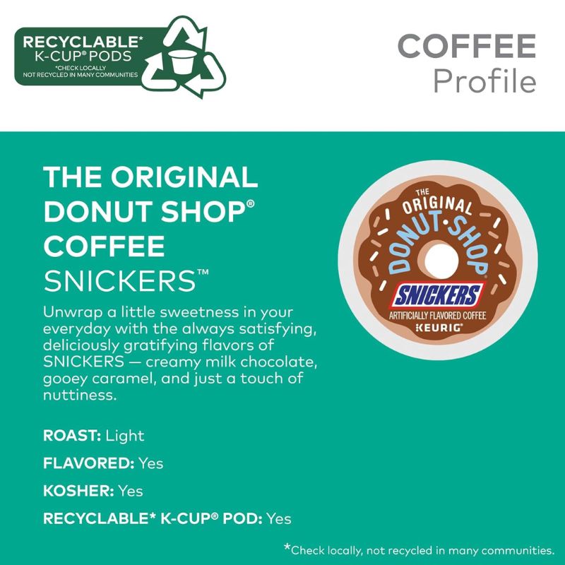 DONUT SNICKERS 10 k-cups