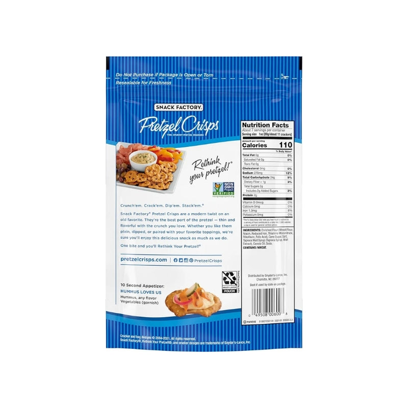 PRETZEL CRISPS ORIGINAL