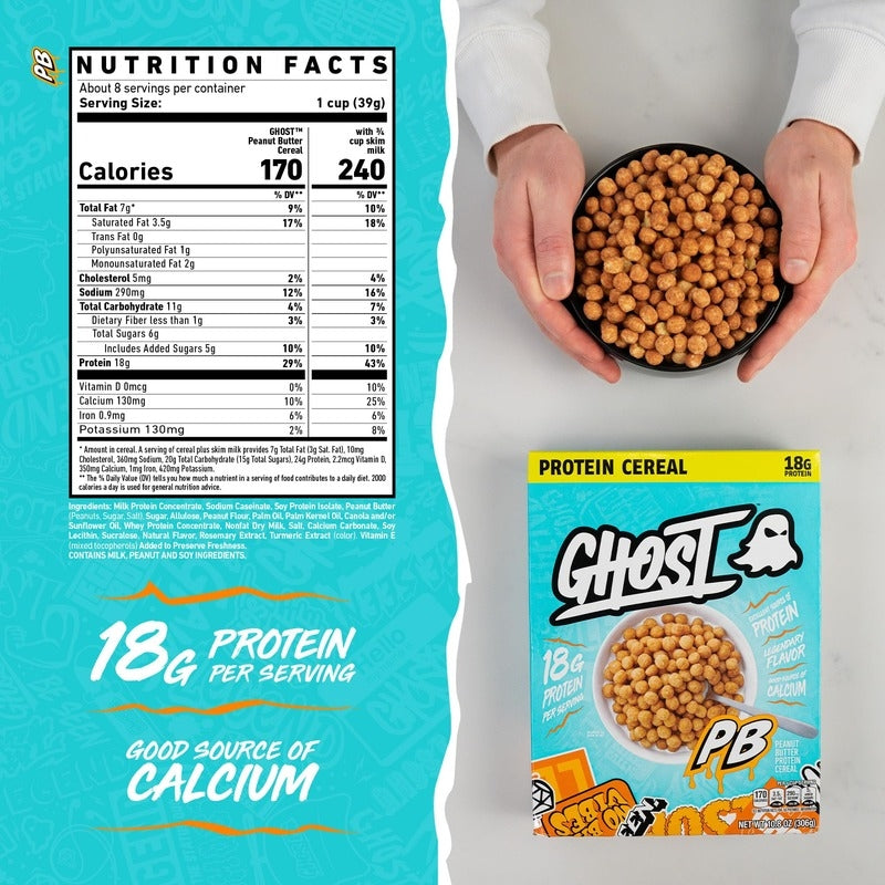GHOST PROTEIN CEREAL PB