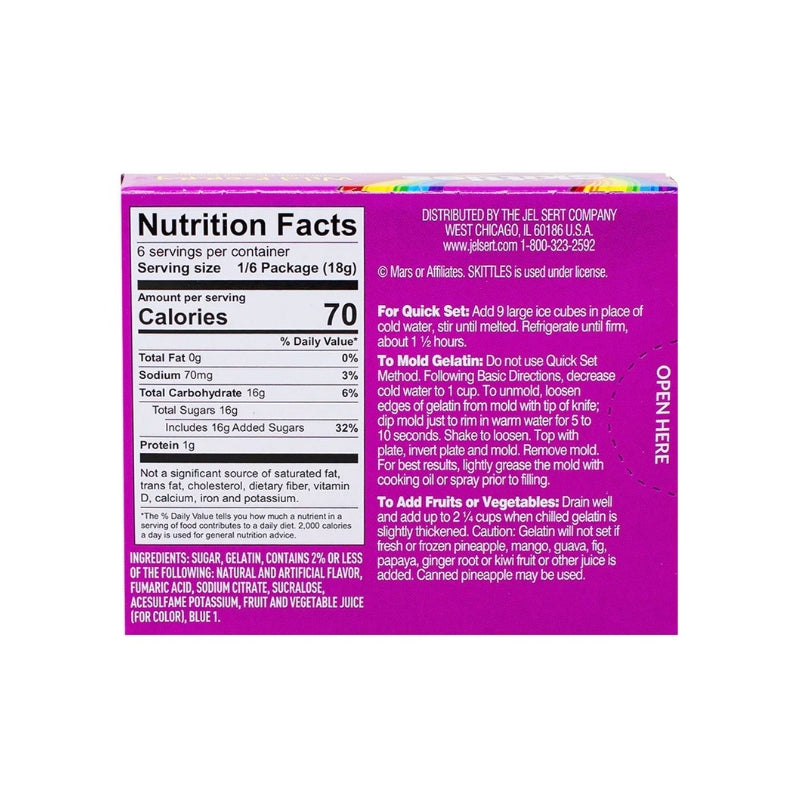 SKITTLES GELATIN WILD BERRY