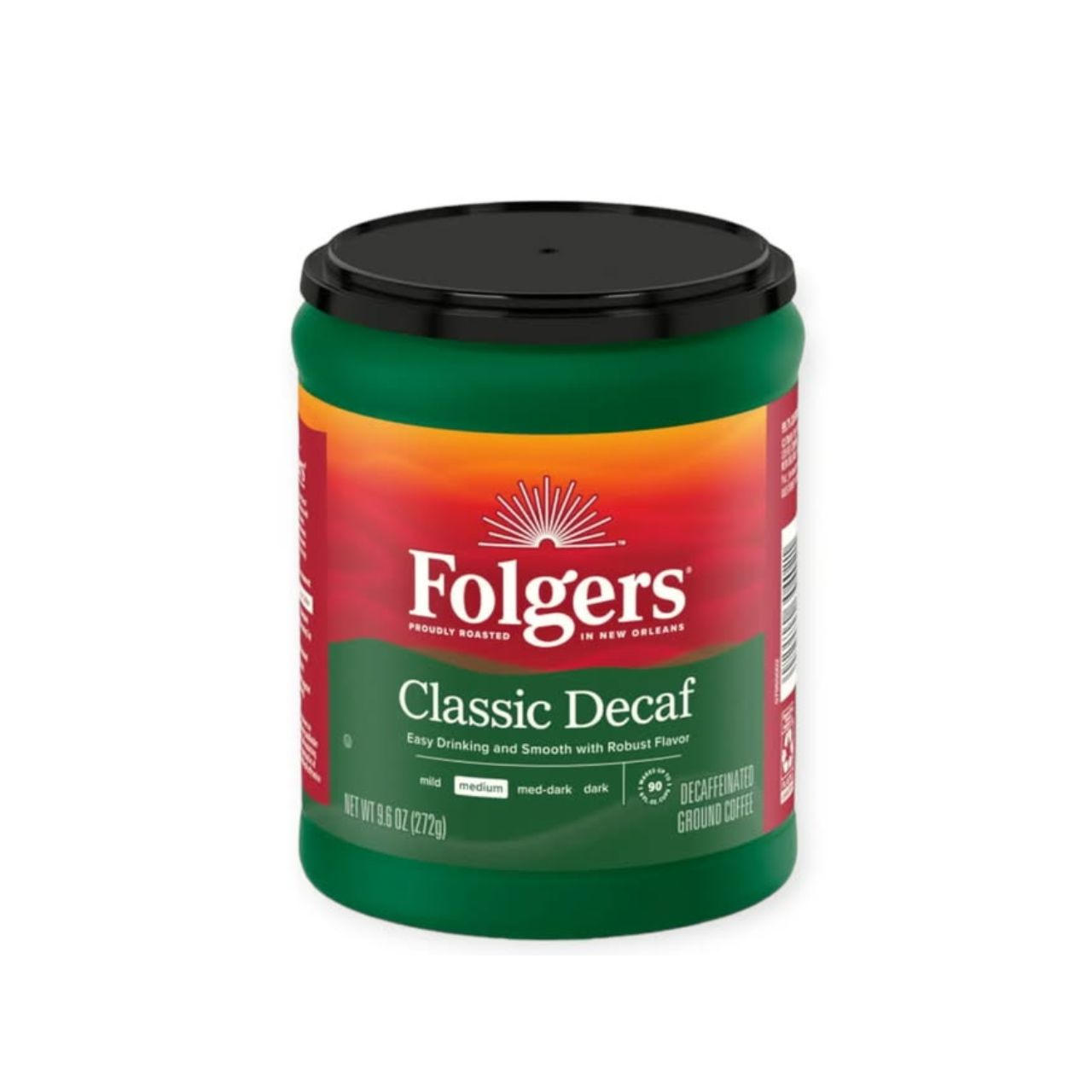 FOLGERS CLASSIC DECAF 9.6oz