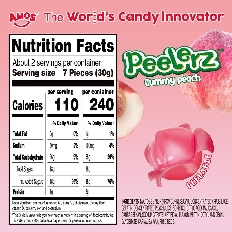 PEELERZ GUMMY PEACH