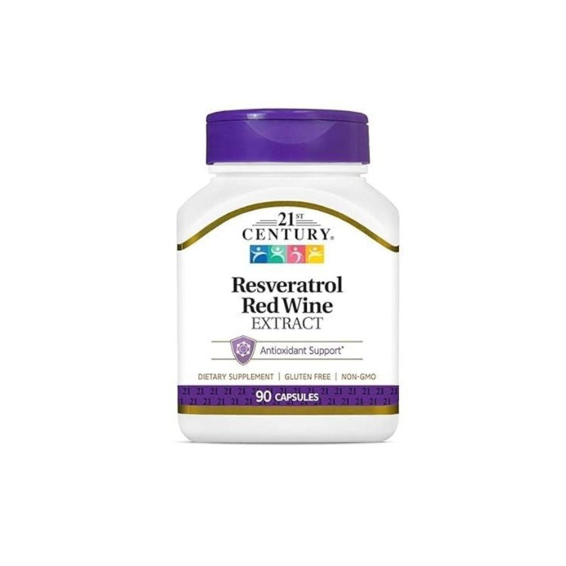 RESVERATROL Y EXTRACTO DE VINO TINTO, 90 CÁPSULAS
