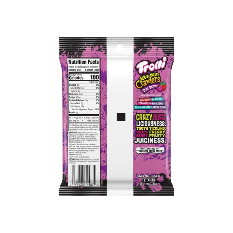 TROLLI SOUR BRITE VERY BERRY