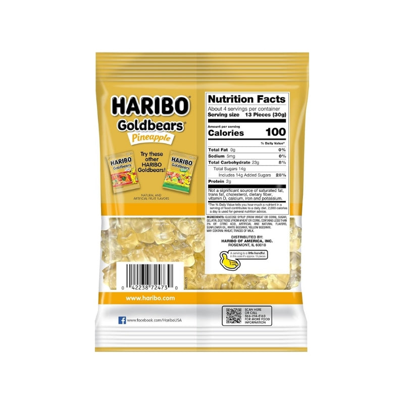 HARIBO GOLDBEARS PINEAPPLE