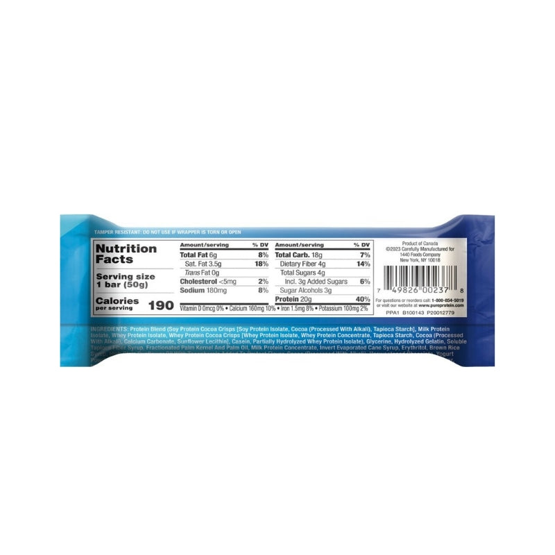 PURE PROTEIN COOKIES AND CREAM GLUTEN FREE