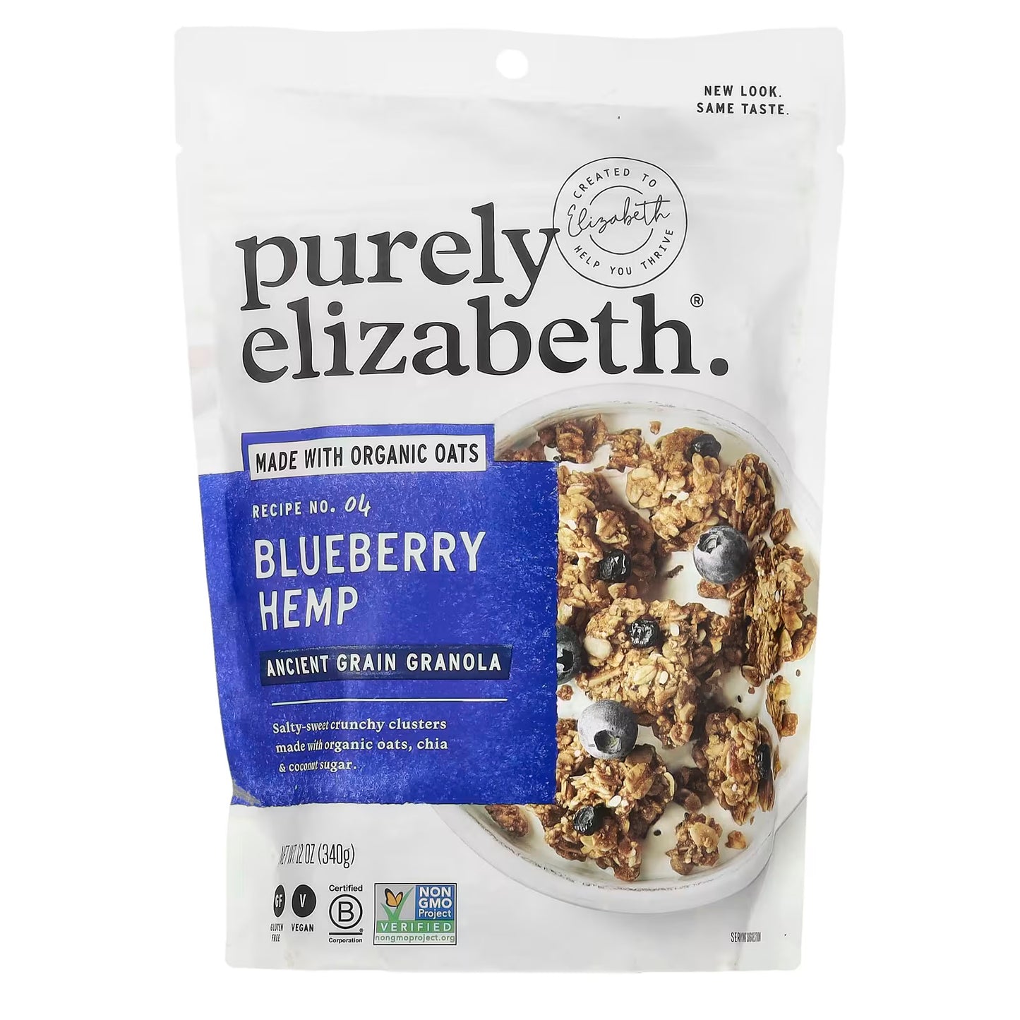 PURELY ELIZABETH BLUEBERRY HEMP