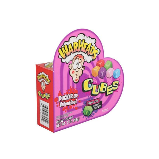 WARHEADS PUCKER VALENTINE! CUBES