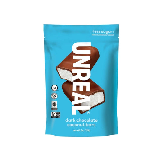 UNREAL DARK CHOCOLATE COCONUT BARS
