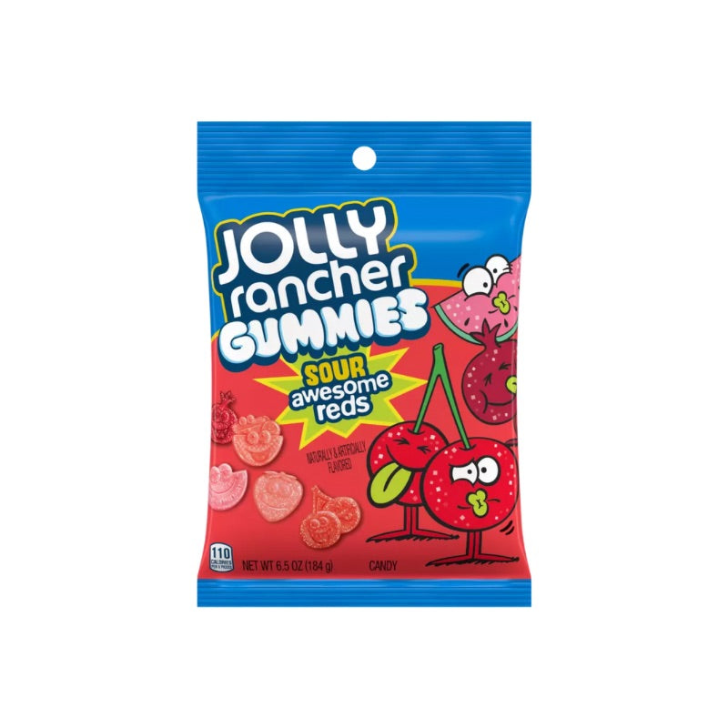 JOLLY RANCHER GUMMIES SOUR AWESOME REDS