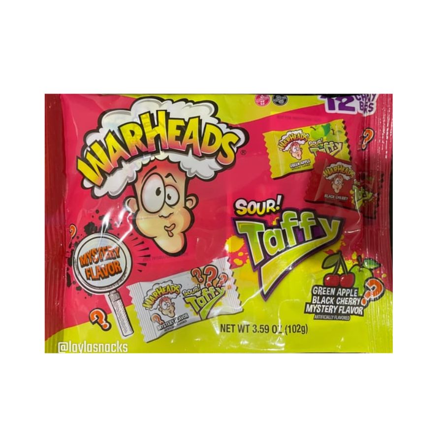 WARHEADS SOUR TAFFY MISTERY FLAVOR