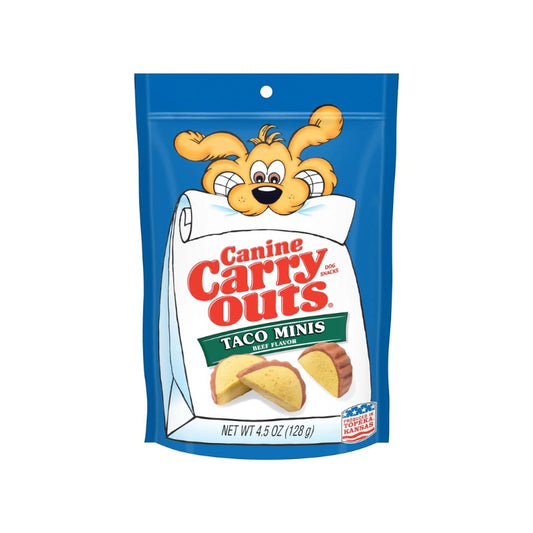 CANINE CARRY OUTS TACO MINIS 4.5onz