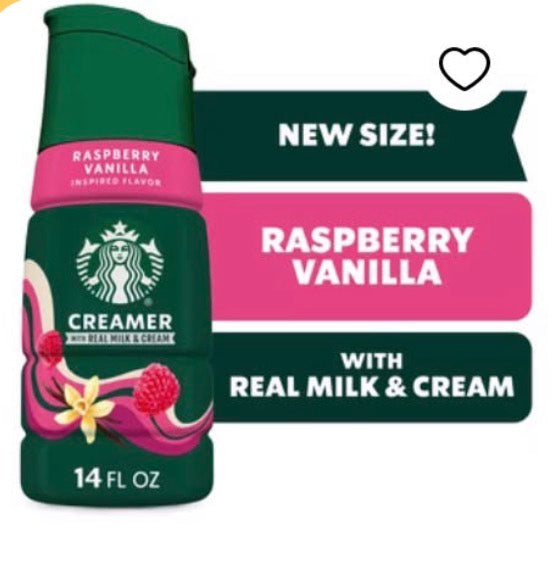 RASPBERRY VANILLA 14 oz