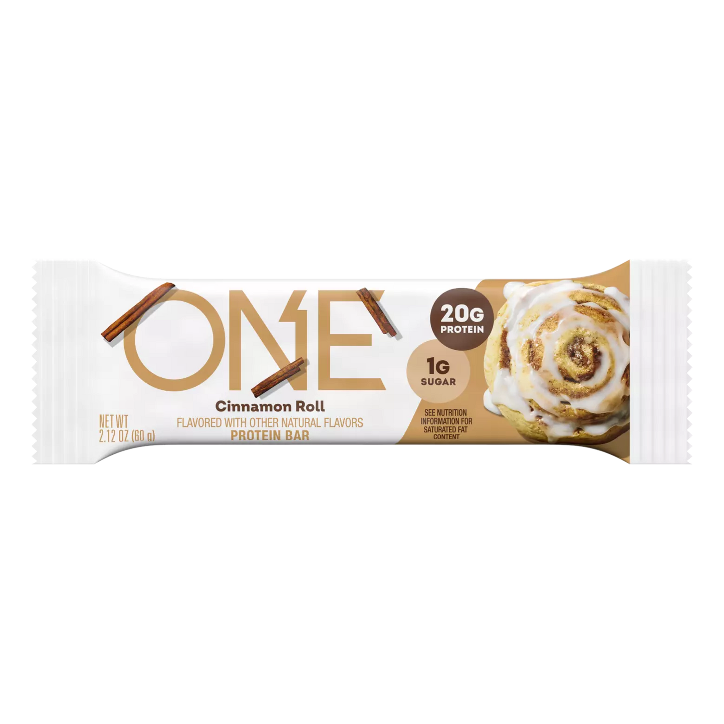 ONE CINNAMON ROLL