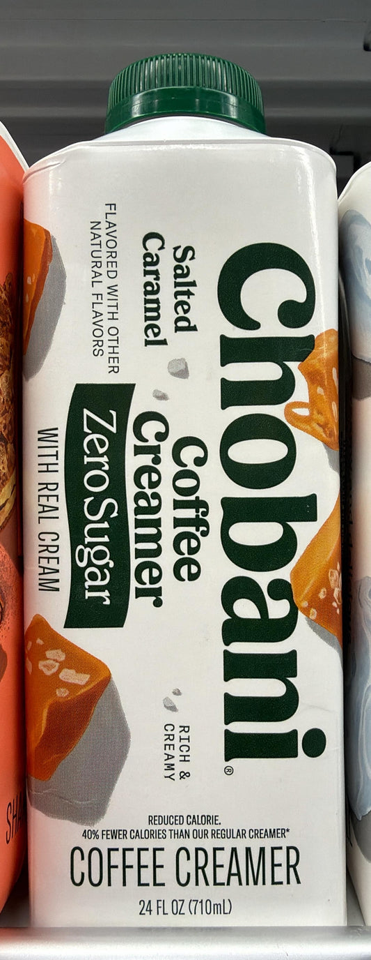 CHOBANI SALTED CARAMEL ZERO SUGAR