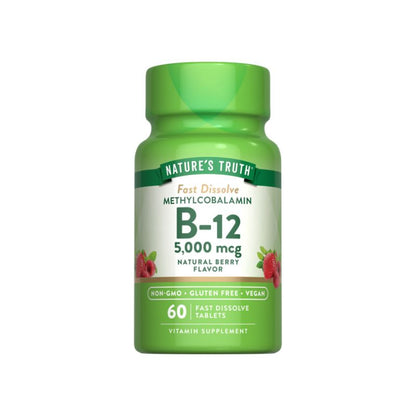 B12 5000 MCG 60 TABLETS