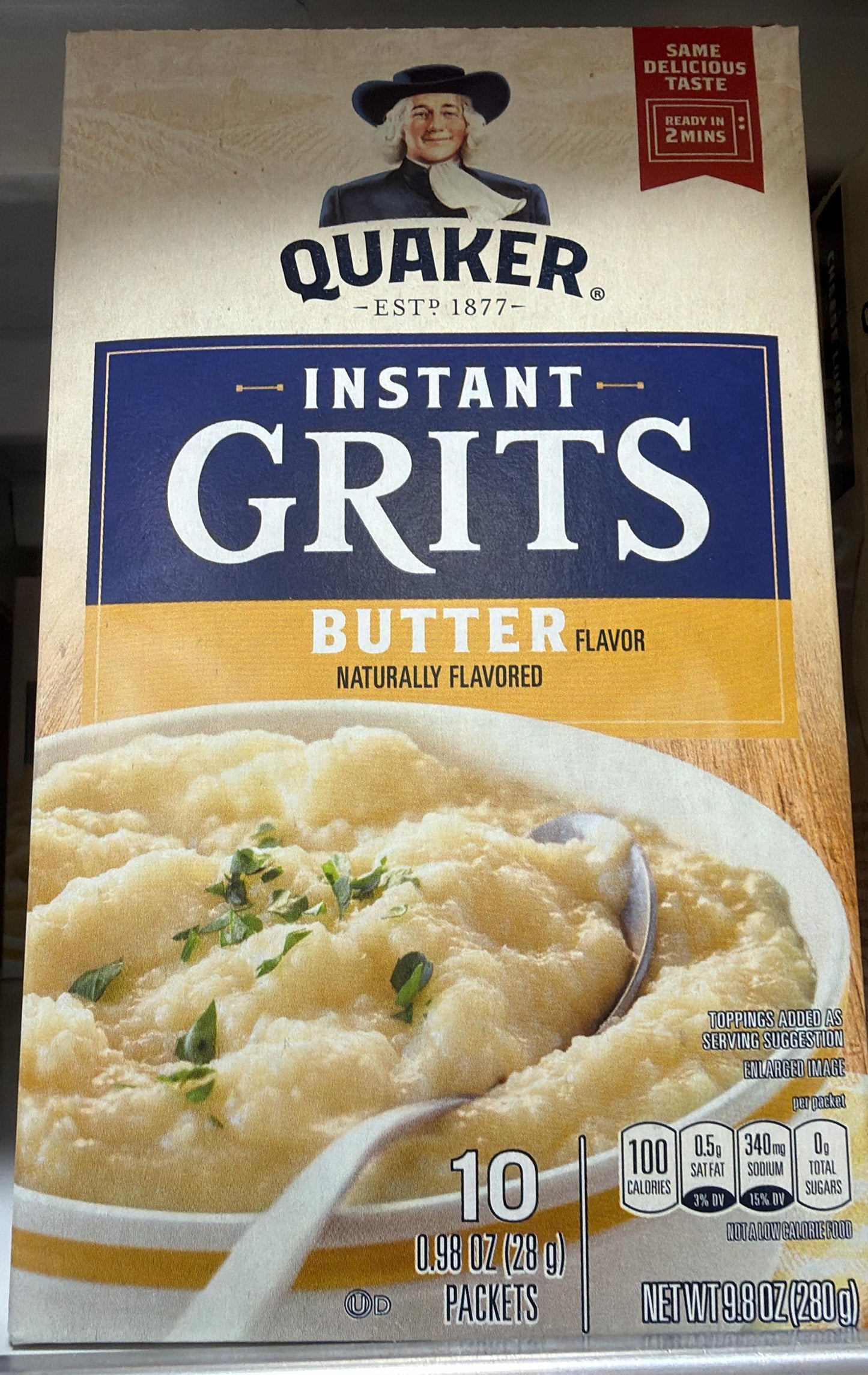 QUAKER GRITS BUTTER
