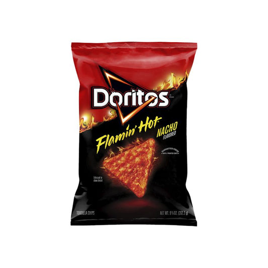 DORITOS FLAMIN HOT NACHO FLAVORED