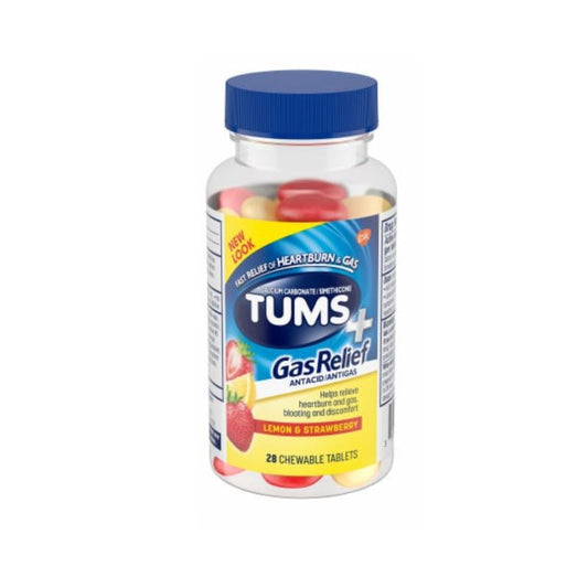 TUMS GAS RELIEF 28 tablets