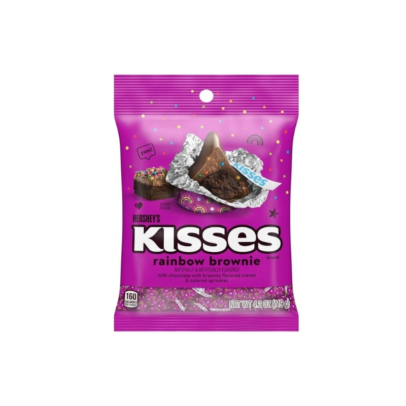 KISSES HERSHEY RAINBOW BROWNIE