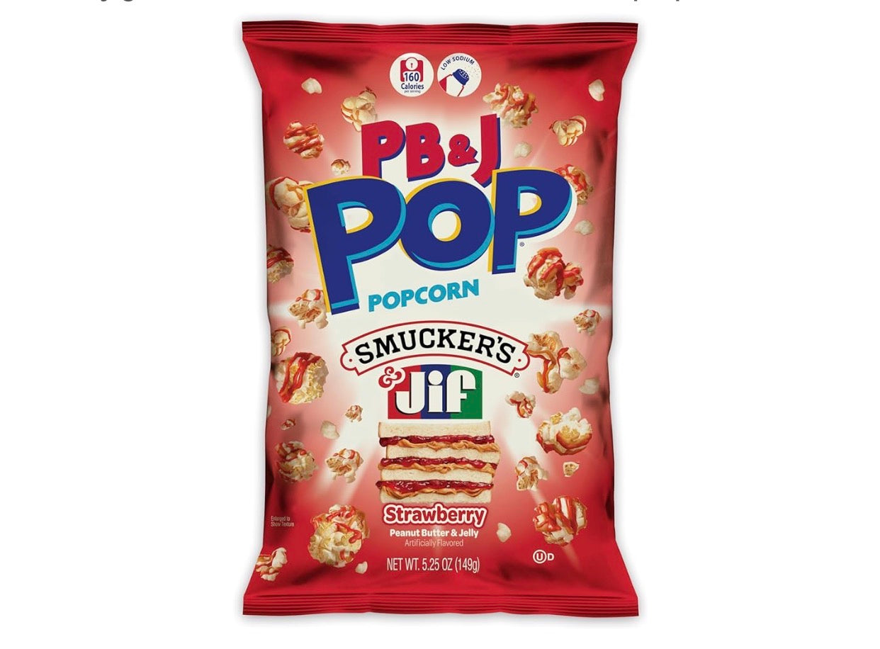 POPCORN SMUCKERS STRAWBERRY