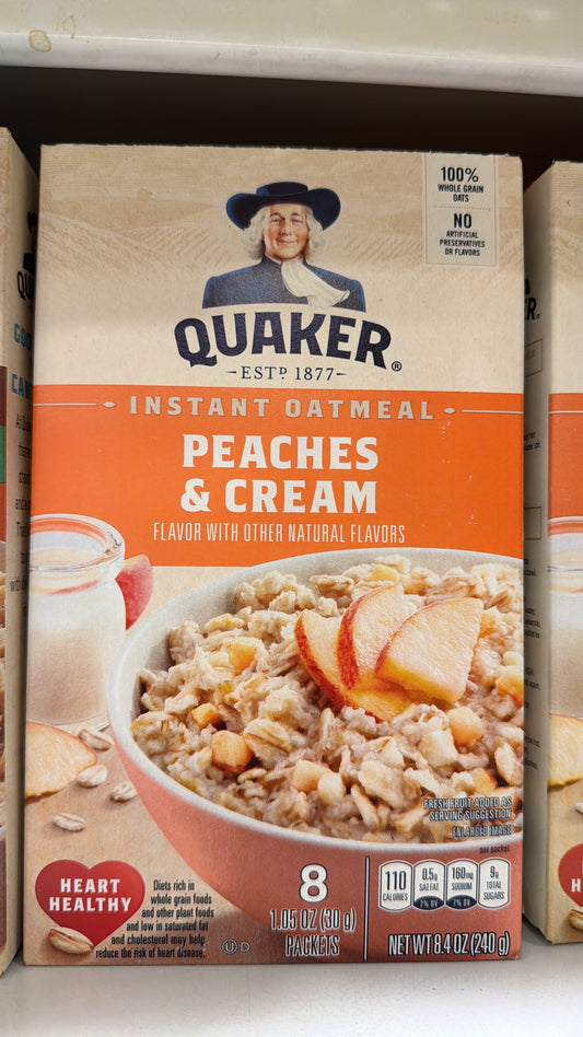 QUAKER PEACHES & CREAM