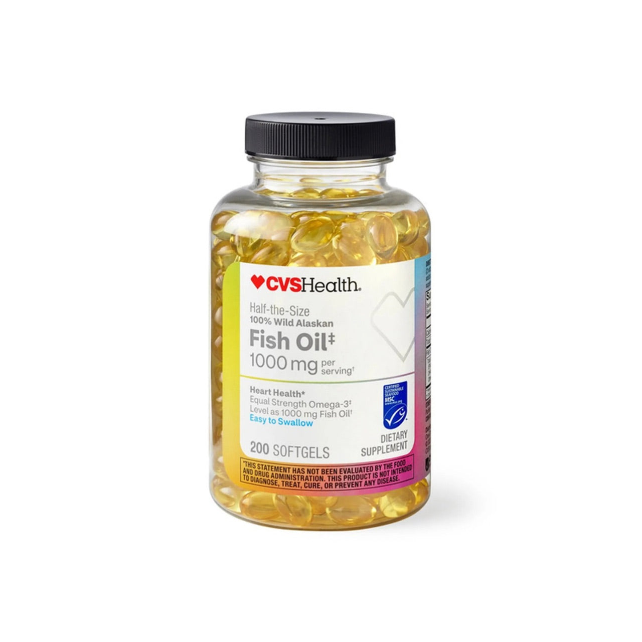 FISH OIL 1000mg  ( 200 softgels )
